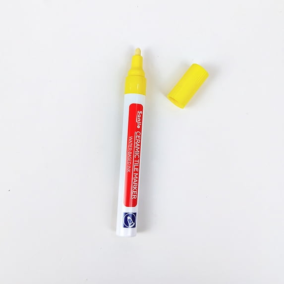 2 Pack Grout Tile Pen, Tile Beauty Styling Pen Bathroom And Grout Marker Pen 4ml,5.12×0.4inch