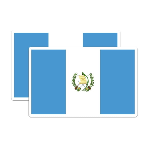 (2 Pack) Guatemala World Flag Magnets - Pride - 5" On Longest Side - Premium Magnet - Choose from Over 200 Countries - for Cars, Refrigerators, Toolboxes, Lockers- Made in USA - MAG0881