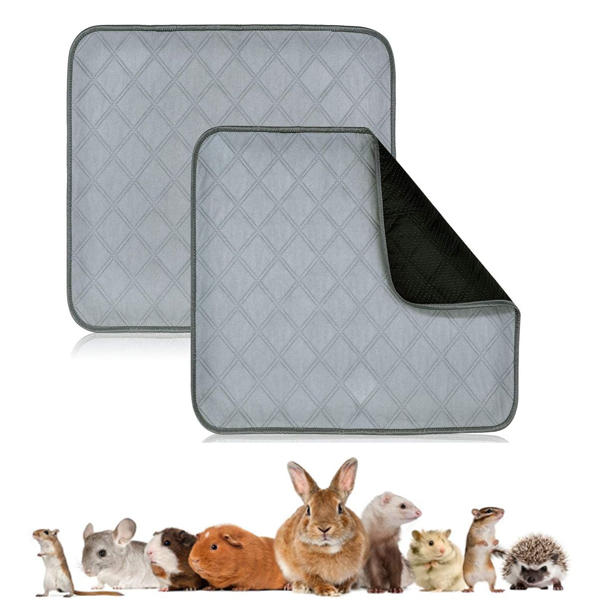 2 Pack Guinea Pig Cage Liners Waterproof Reusable& Anti Slip Guinea Pig ... - Guinea Pig Cage Liners With Total Protection