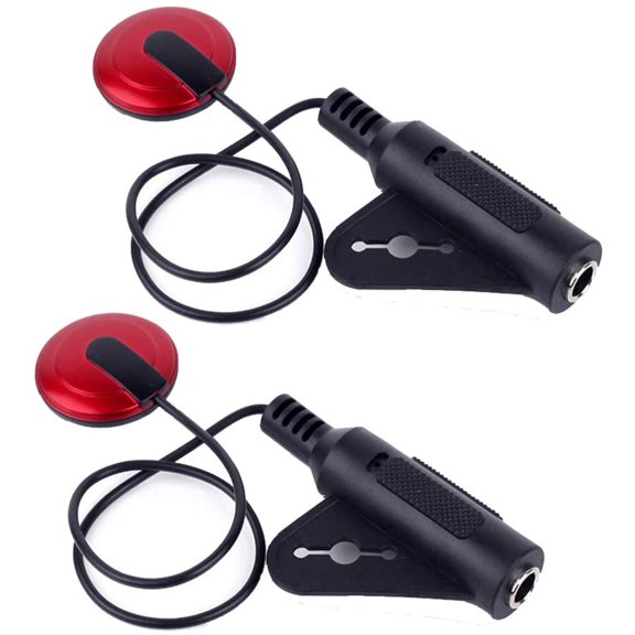 2-Pack Guitar Adjustable Rolling and Sliding Capo, Rubber and Stainless Steel, Tuning Tone Control for Acoustic, Electric Guitar, Ukulele, Mandolin, Banjo