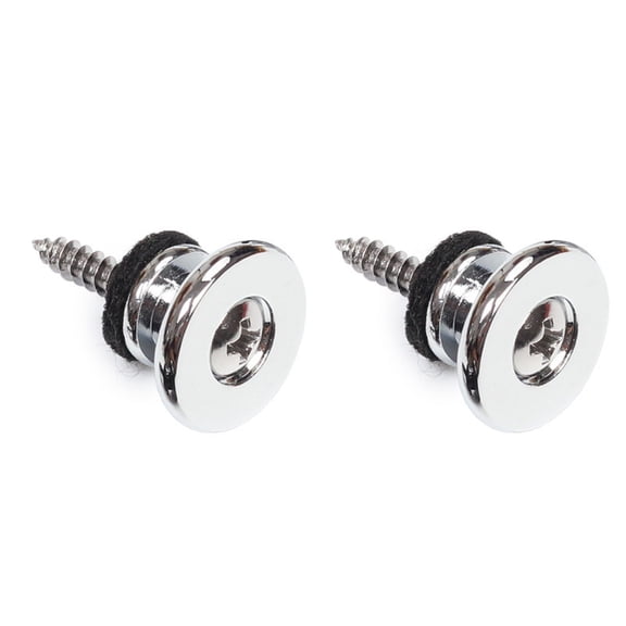 2 Pack Guitar Strap Lock Buttons Guitar Hardware Strap Lock Buttons Guitar Strap Buttons for Guitarists and Bass Player