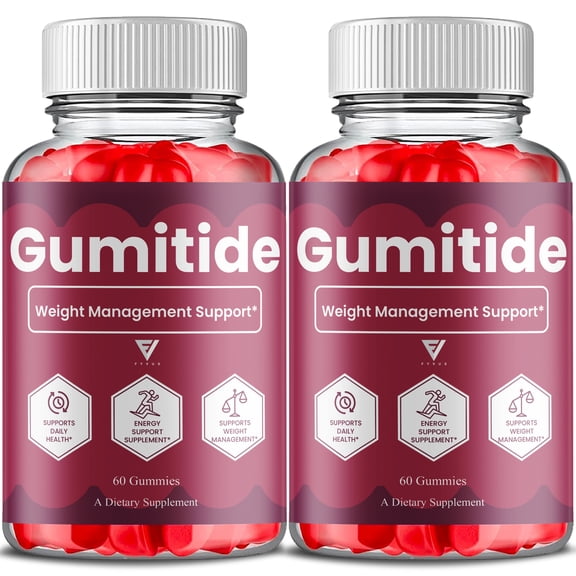 (2 Pack) Gumitide Weight Management Gummies, Gumitide Supplement (120 Gummies)