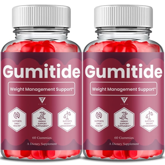 (2 Pack) Gumitide Weight Management Gummies, Gumitide Supplement (120 Gummies)