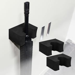 2 Pack Gun Rack for Gun Storage, Gun Safe Accessory for Rifles and Shotguns, Gun Holder in Gun Cabinet, Shotgun Rifle Rest, Foam Material with Magnetic Strip,