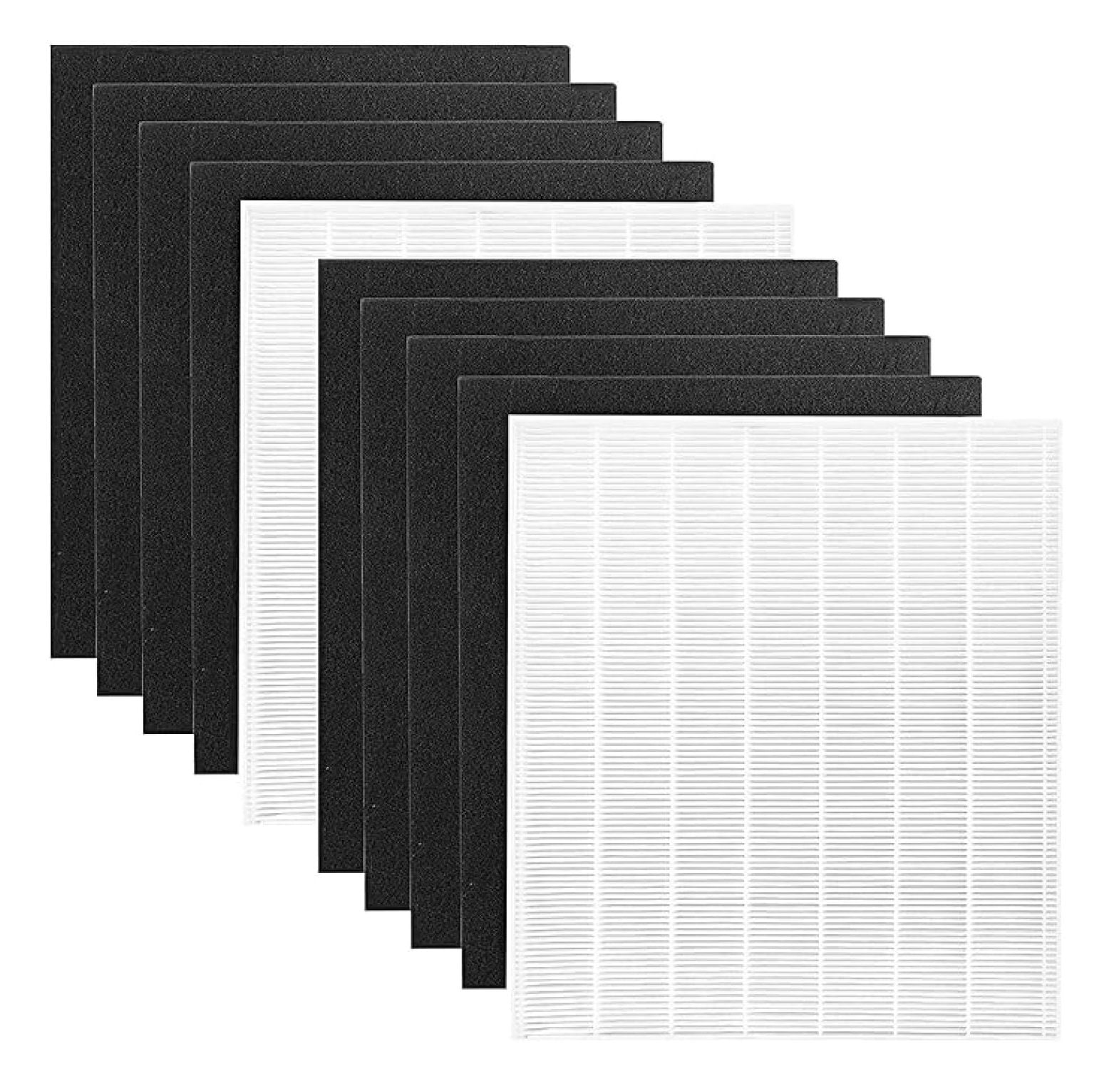 2 Pack H13 True HEPA Filters Compatible Replacement for AP1512HH -1512HH-FP -1518R -1519P and Airmega 200M (2 x True HEPA + 8 x Carbon Pre Filters) #3304899