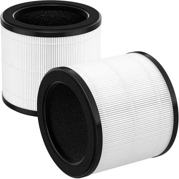 2 Pack HAPF360 Type J Filter Replacement Compatible with Holmes 360 Purifier HAP360W and Bionaire BAPF361