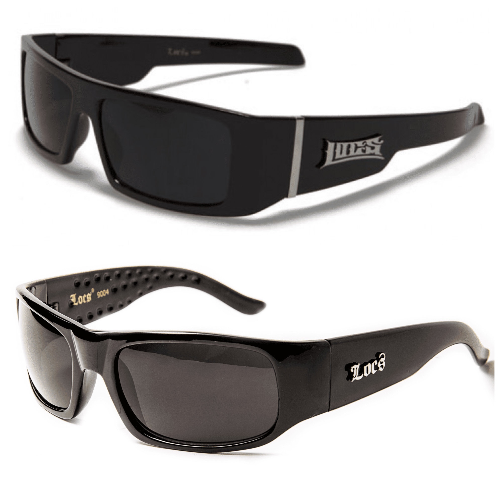 2 Pack HARDCORE LOCS Sunglasses | BLACK Old School OG