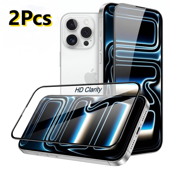 2 Pack HD Clarity Screen Protector for iPhone 13 [6.1 inch], Camera Lens Protector Tempered Glass Film [9H Hardness], Dynamic Island Compatible