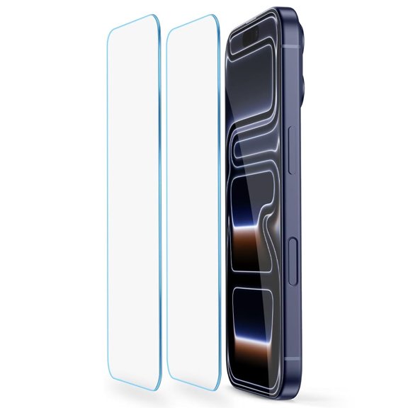 2-Pack HD Tempered Glass Screen Protector for iPhone 17 Pro Max