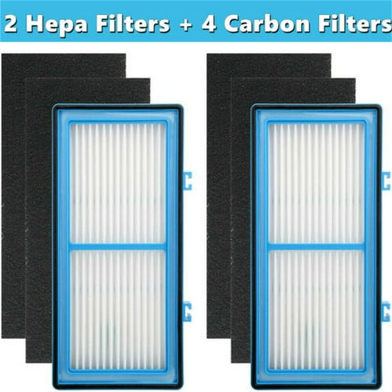2-Pack HEPA Air Filter Replacement for Holmes AER1 & Bionaire Series Purifier HAP242-NUC Filter