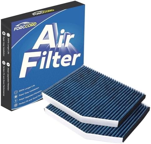 2-Pack HEPA Cabin Air Filter Fits for A4 Q5 S4 S5 RS5 Audi A4 Quattro ...