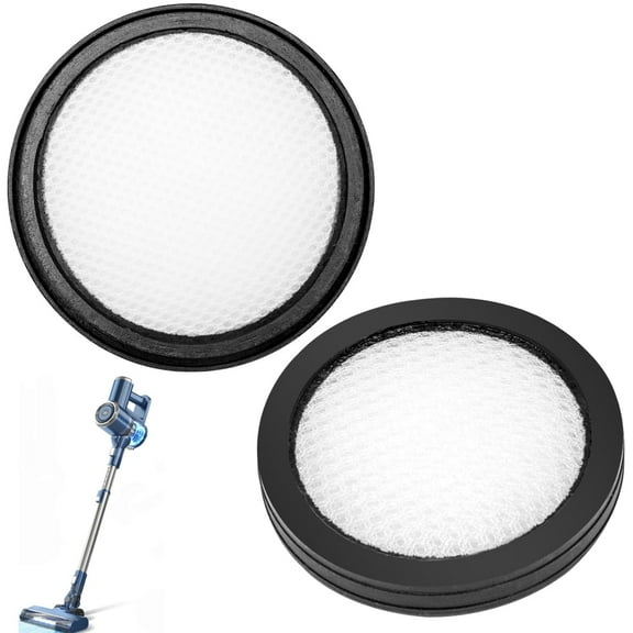 2 Pack HEPA Filter for PrettyCare W200 W300 Cordless Vacuum Cleaner Washable Filters Replacement Spare Parts