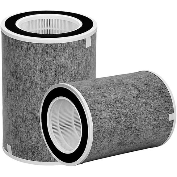 2 Pack HP202 HP232 HEPA Replacement Filter Compatible with Shark HP200 Series