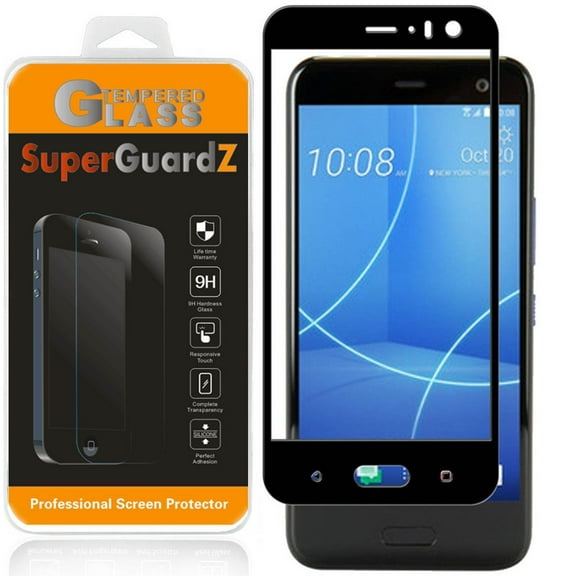 [2-Pack] HTC " U11 Life " SuperGuardZ Tempered Glass Screen Protector [Full Coverage, Edge-To-Edge Protection], Anti-Scratch, Anti-Shock
