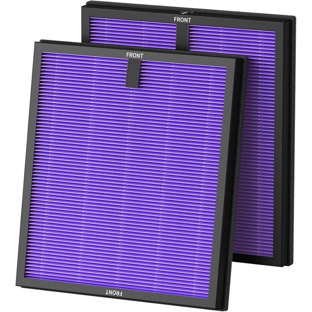 2 Pack HY4866 True HEPA Replacement Filters for MORENTO and WESTHEY