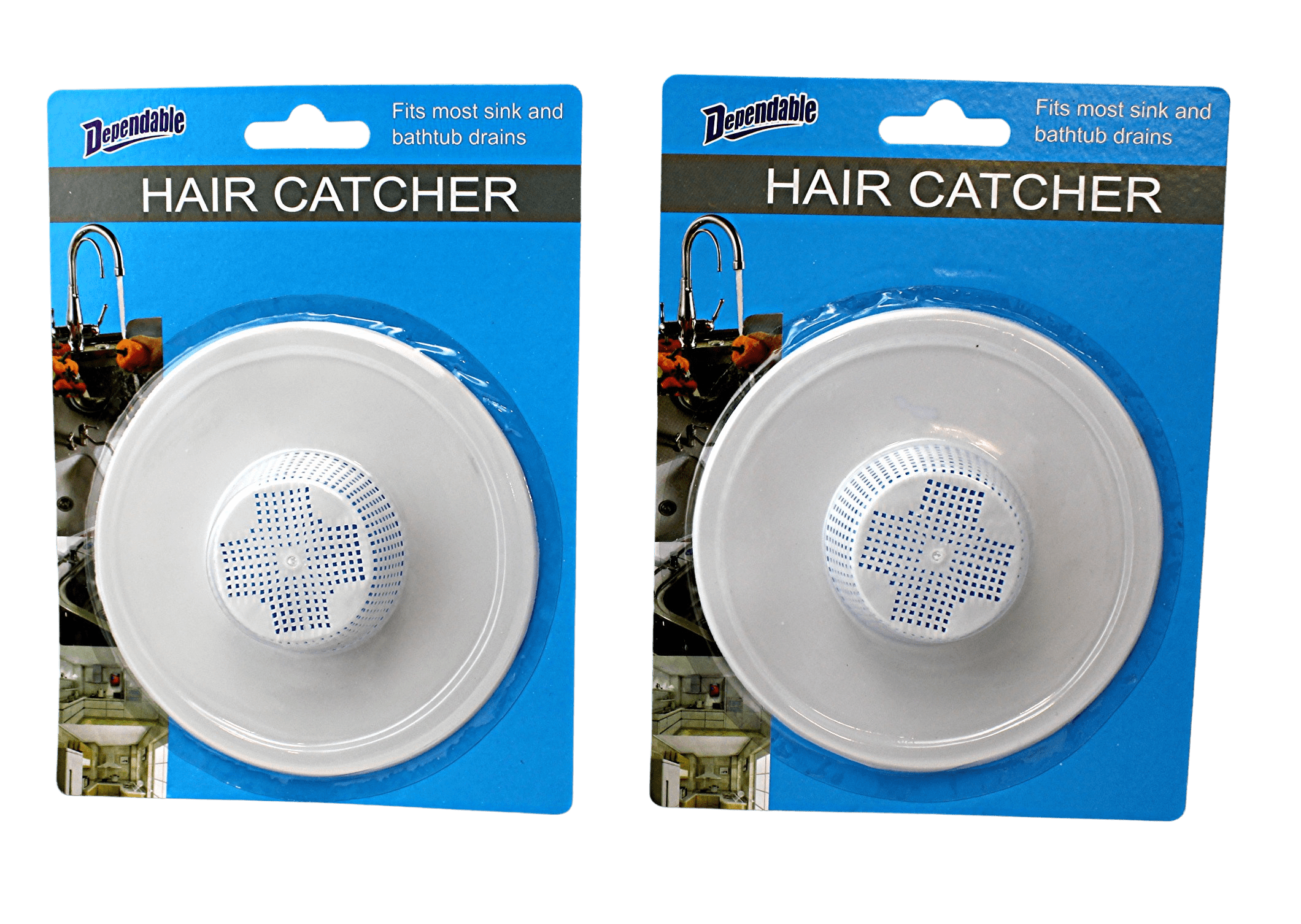 2 Pack Hair Catcher Drain Protector Value 2 Pack Prevents Hair From