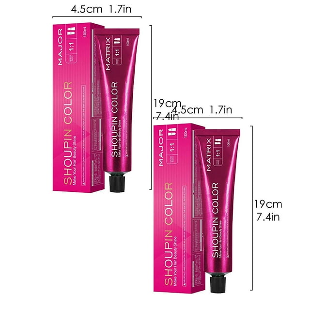 2 Pack Hair Gloss Hair Color Depositing Conditioner Coloring Toner
