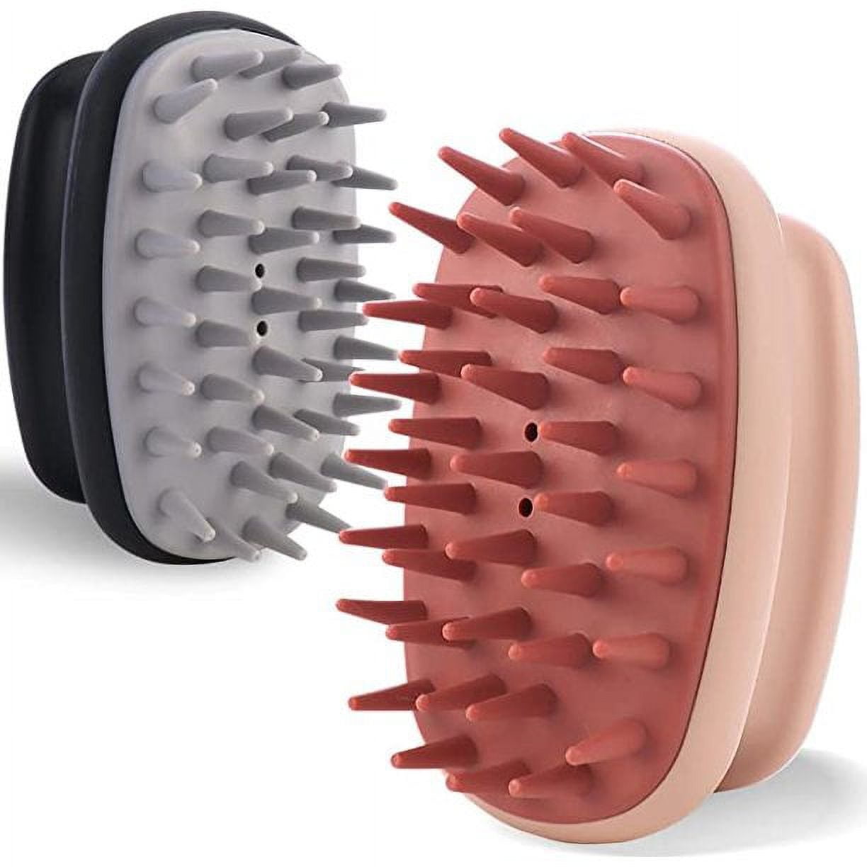 2 Pack Hair Scalp Massager Shampoo Brush Head Scalp Hair Soft Scrubber