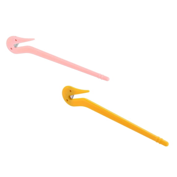2 Pack Hair Tie Cutter, Portable Elastic Hair Tie Remover Tool, Hair Rubber Band Cutter for Hairstyling & Updo Removal, Compact Lightweight Daily Hair Styling Accessory