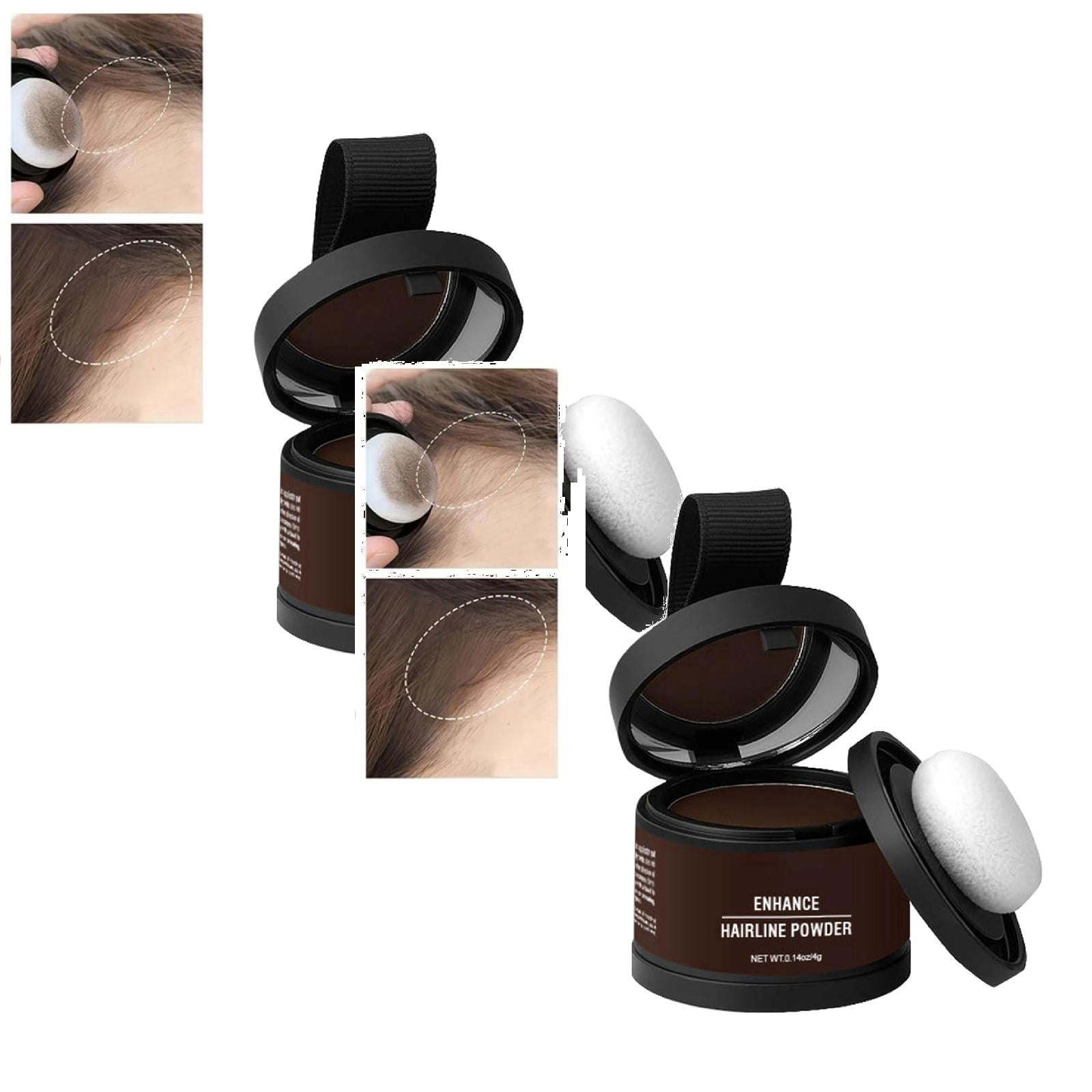 Base Line Powder 2 Pack,Hairline Powder Enhance Hairline Geller Makeup Baked Brightening ...