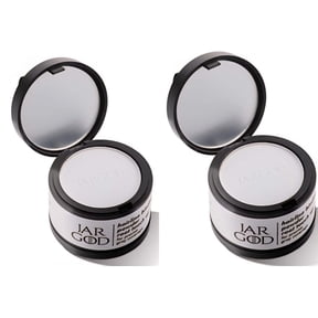 2 Pack Hairline Powder Root Touch-Up Temporary Concealing Powder White