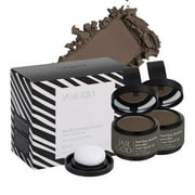 2 Pack Hairline Powder Root Touch-Up Temporary Concealing Powder Dark Brown