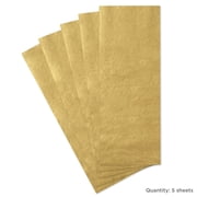 ( 2 Pack ) Hallmark Tissue Paper (Gold), 5 sheets