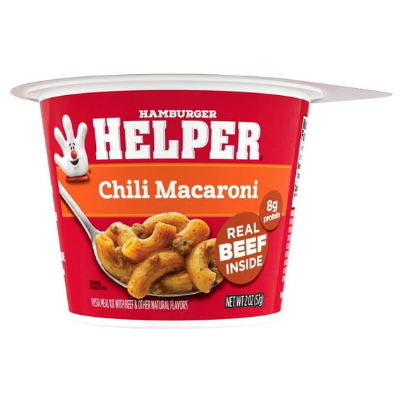 2 Pack - Hamburger Helper Cup Chili Macaroni 2 oz Package May Vary