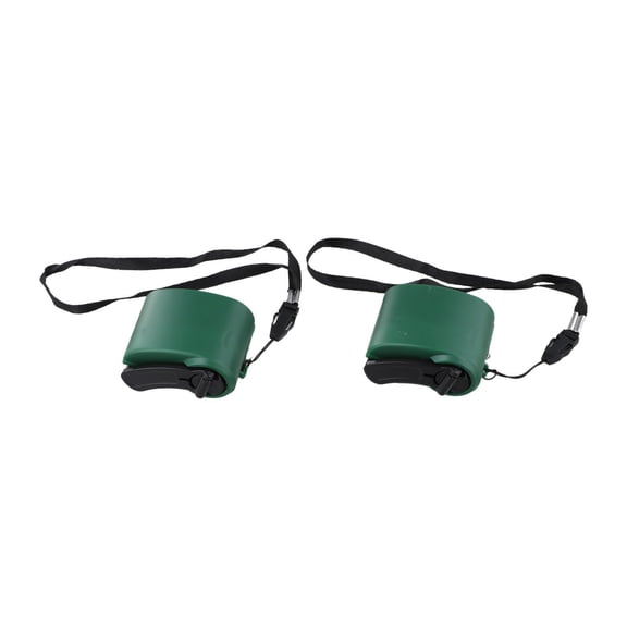 2 Pack Hand Crank USB Portable Manual Dynamo With LED Light For Outdoor Camping Hiking