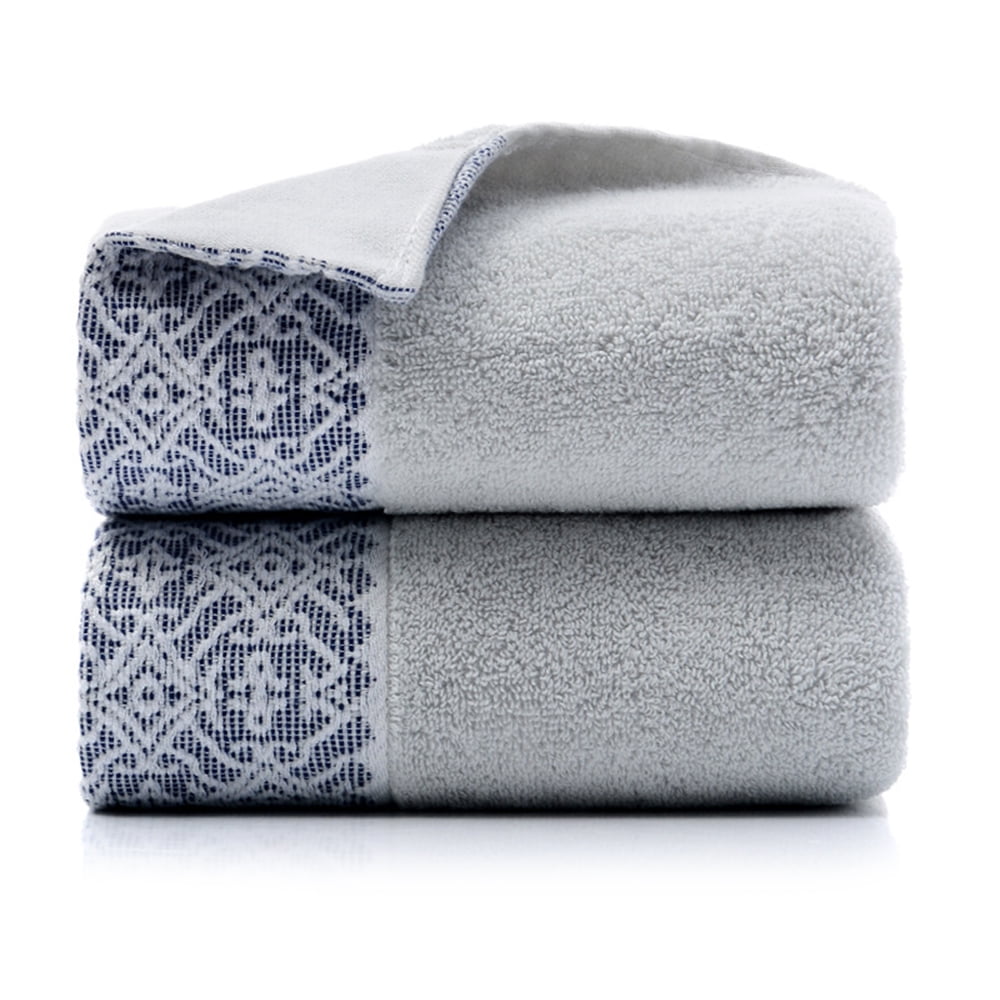 2 Pack Hand Towels , 100 Cotton Towels for Bathroom, Quick Dry Soft