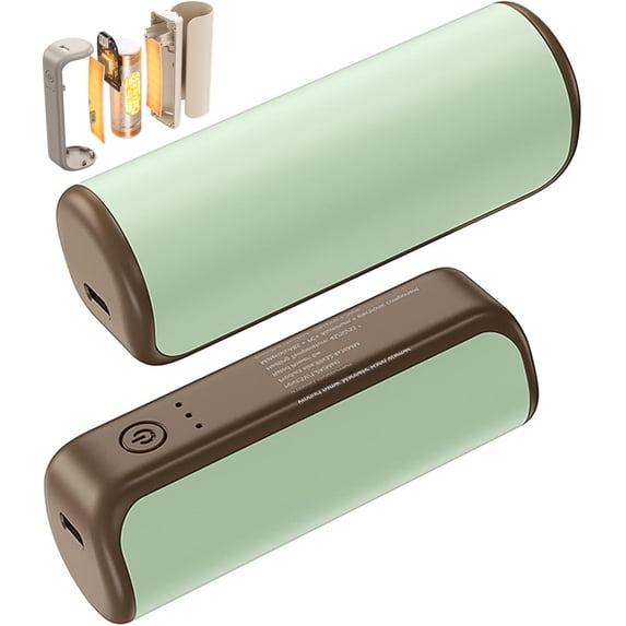 2 Pack Hand Warmers Rechargeable, High Temperature Adjustable Setting Attachment, Portable Electric Hand Reusable, Fast Heat for Cold Weather,Heating Hands for Outdoor