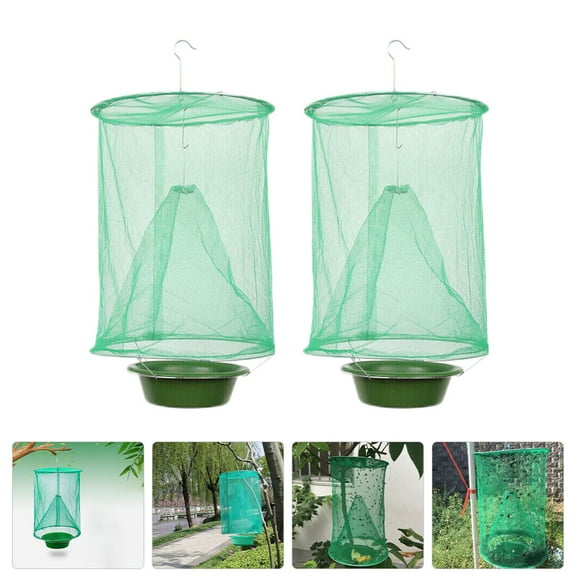2 Pack Hanging Catcher, Cage Catcher for Indoor and Outdoor