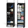 2 Pack Hanging Closet Organizer and Storage with Dividers, 24