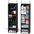 thumbnail image 1 of 2 Pack Hanging Closet Organizer and Storage with Dividers,Black, 1 of 7