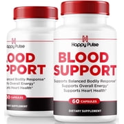2 Pack HappyPulse Capsules, Official Overall Health Support Formula, Happy Pulse Pills To Maintain Energy and Wellness, Overall Well-Being Support, Premium HappyPulse Pastillas 120 Capsules
