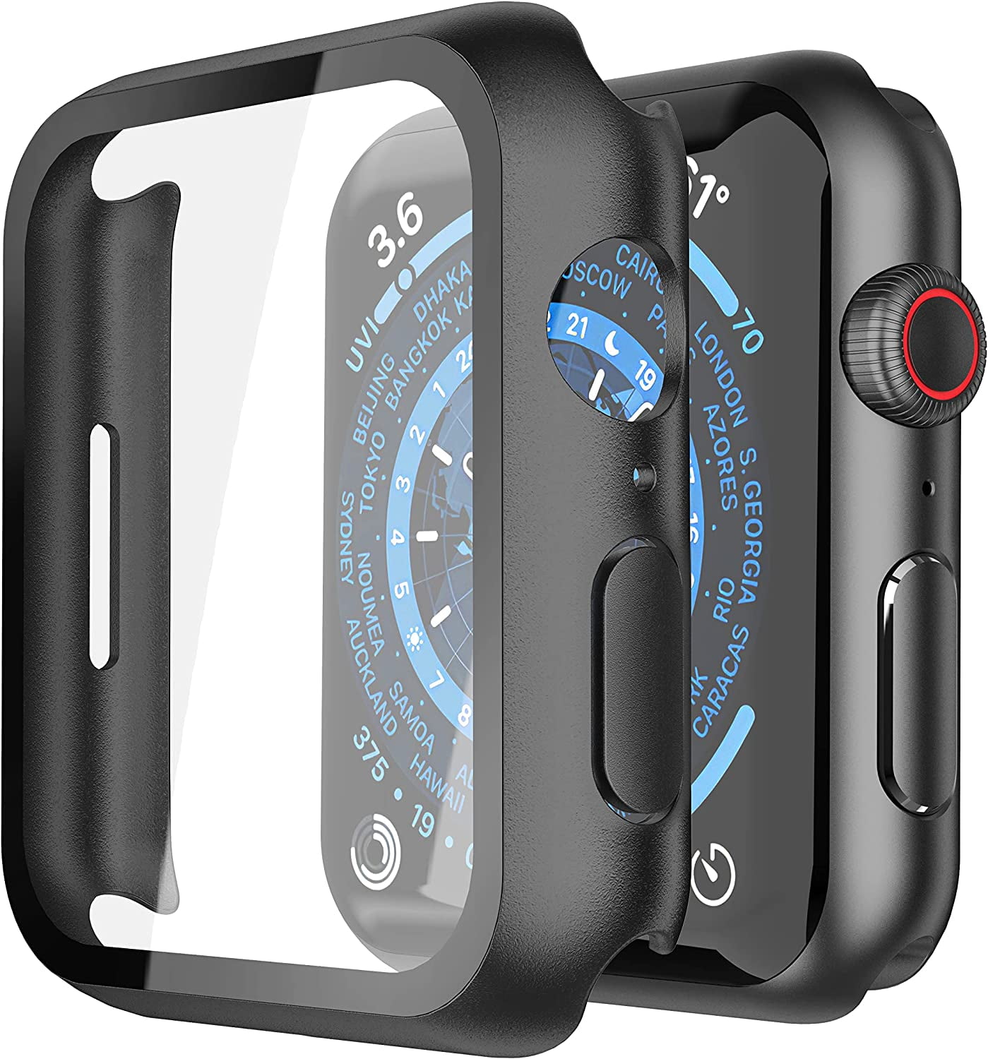 6 Pack Watch Case For Fitbit Ace LTE With Screen Protector - View #2