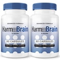 thumbnail image 1 of (2 Pack) HarmoBrain – Daily Formula with a Natural Blend to Help Maintain Focus, Memory & Concentration | Clean, Gentle, Easy-to-Swallow Harmo Brain Capsules for Everyday Sharpness (120 Capsules), 1 of 10