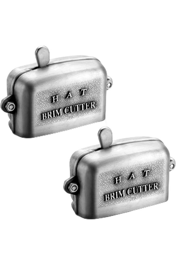 2 Pack Hat Brim , 1/8 Inch Metal Shaper for Making Steel | Baseball Cap Tool for Shaping, Durable Metal Construction, Ideal Crafting Tool for DIY Projects