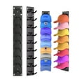 thumbnail image 1 of 2-Pack Hat Organizer – Strong Adhesive Wall-Mounted Hat Rack – Multilayer Hat Storage Display Holder for Baseball Caps – Holds Up to 18 Hats – Perfect for Closet Doors and Bedrooms (Black), 1 of 7