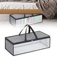 thumbnail image 1 of 2 Pack Hat Storage Bag For Baseball Caps Organizer Case Hat Holder Rack With 2 Carry Handles For Closet, 1 of 3