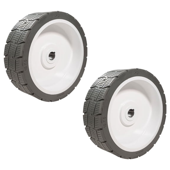 2 Pack Haulotte 2820302890, Scissor Lift Tires 15"x5", Plain, Indoor Non-Marking Wheel