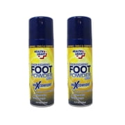2 Pack - Health Smart Foot Powder Spray   Odor Control & Moisture Absorption, Maxcomfort, All Day Odor Protection   4.8 oz