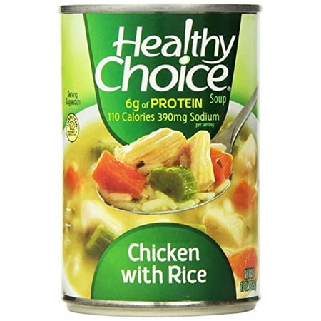 ( 2 Pack ) Healthy Choice Chicken With Rice Canned Soup 15 Oz