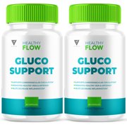 2 عبوة من حبوب الجليكوجين Healthy Flow Gluco Support HealthyFlow، 120 كبسولة