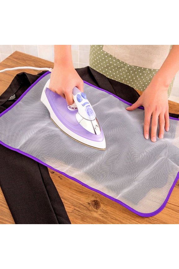 2 Pack Heat Protective Ironing Cloth Protective Ironing Scorch Saving Mesh Pressing Pad Cloth