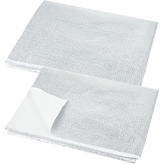 2 Pack Heat Resistant Batting for Potholders - 39 x 59 Inch Soft Heat Reflective Fabric Insulating Thermal Lining Batting for Quilting Fabric Sewing Crafts Pot Holder Arts Place Mat