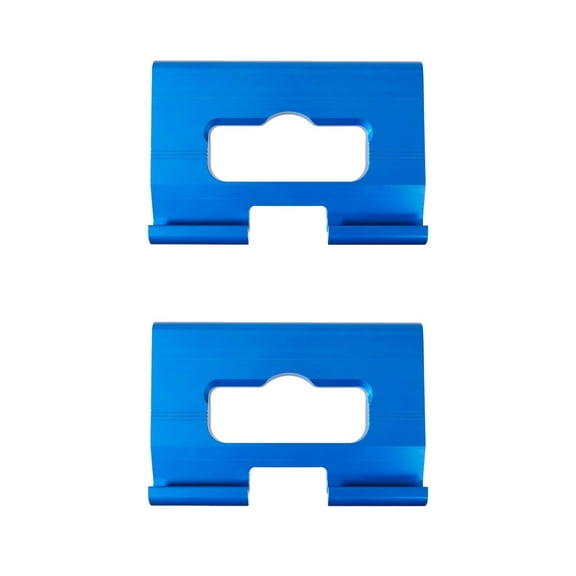 (2 Pack) Heavy Duty 7.5 Blue Aluminum Removable J-Plate For Extruded Tie Down for East Trailers - 7,200 Lbs Working Load Limit