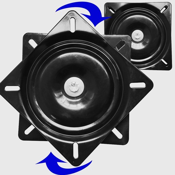 2 Pack Heavy Duty Bar Stool Swivel Base With Ball Bearings 6 Inch