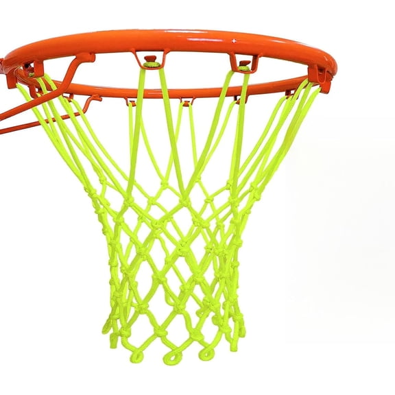 2 Pack Heavy Duty Basketball Net Replacement,New Upgrade Heavy Duty Basketball Net, All Weather Anti Whip,12 Loops Fits Standard Indoor or Outdoor Rims
