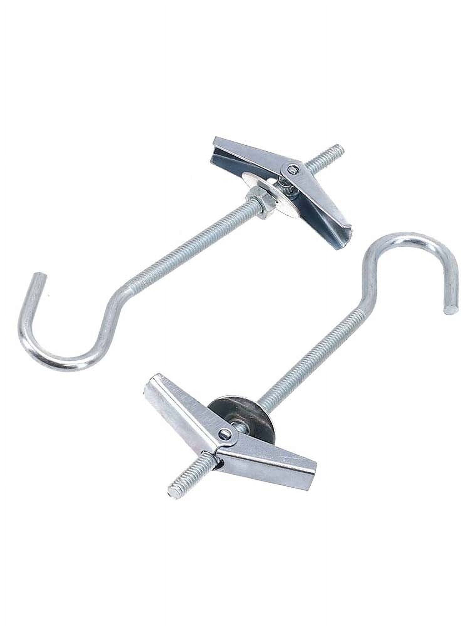 2 Pack Heavy Duty Ceiling Hooks with Toggle Wing Design for Hanging ...